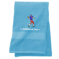 Personalised American Football Sports Towels Terry Cotton Towel Personalised American Football Sports Towels Terry Cotton Towel